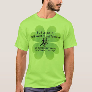 T-shirt 2019 de base de partie de côte ouest