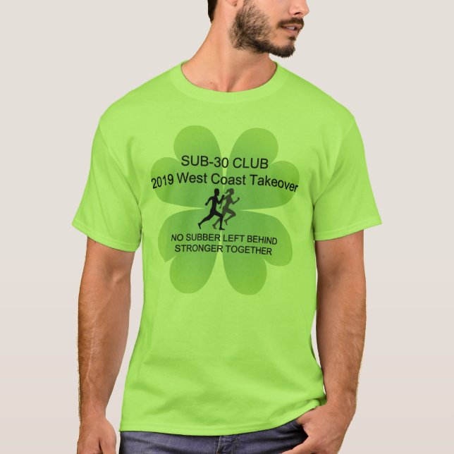 T-shirt 2019 de base de partie de côte ouest (Devant)