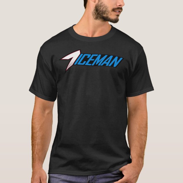 T-shirt 2019 - Iceman 7 Logo Blue Essential  (Devant)