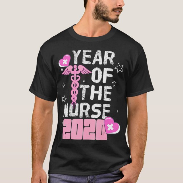 T-shirt 2020 Année De La Semaine Infirmière Infirmière Inf (Devant)
