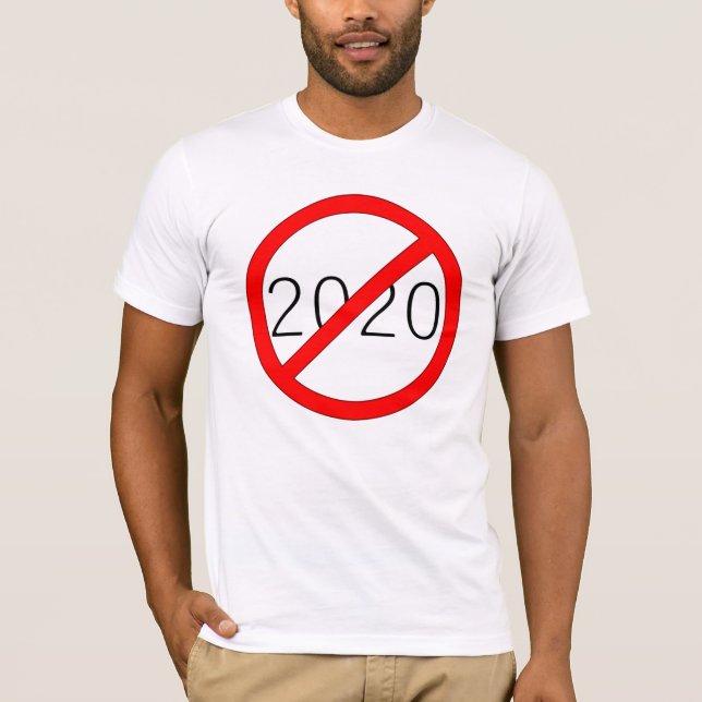 T-shirt "2020 Cross-Out" (BRIGHT) (Devant)