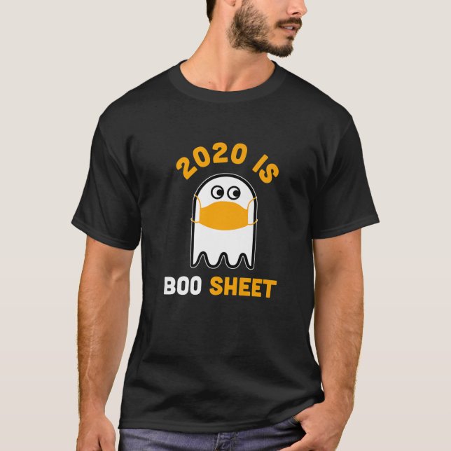 T-shirt 2020 Est Boo Sheet Cute Ghost Dans Masque Hallowee (Devant)