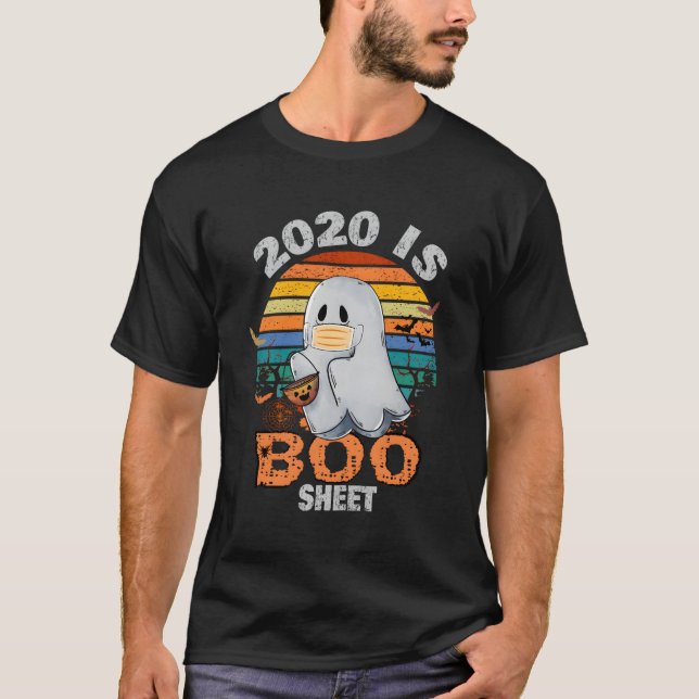 T-shirt 2020 Est Boo Sheet Ghost Halloween (Devant)