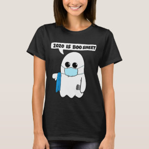 T-shirt 2020 Est Boo Sheet Halloween Ghost Wear Visage Mas