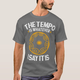 T-shirt 2020 handpan Le tempo est ce que je dis C'est amus