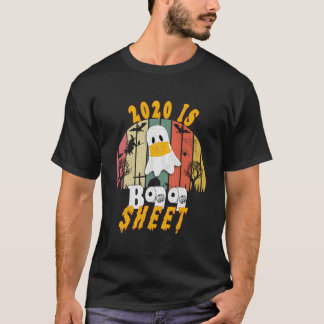 T-shirt 2020 Is Boo Sheet Halloween Ghost Wear S