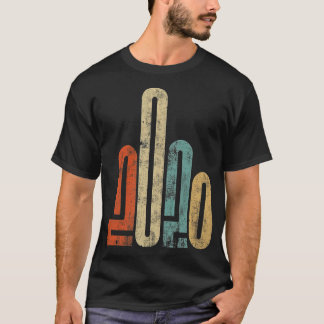 T-shirt 2020 Moyen Doigt Retro Sarcasme Drôle Flipping