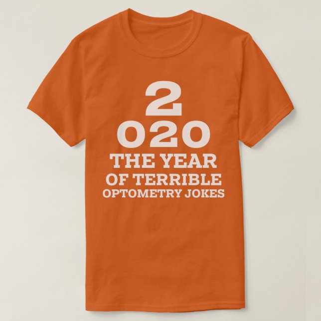T-shirt 2020 une nouvelle année de mauvaises plaisanteries (Design devant)