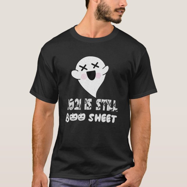 T-shirt 2021 Est Boo Sheet Fall, Automne, Costumes Hallowe (Devant)
