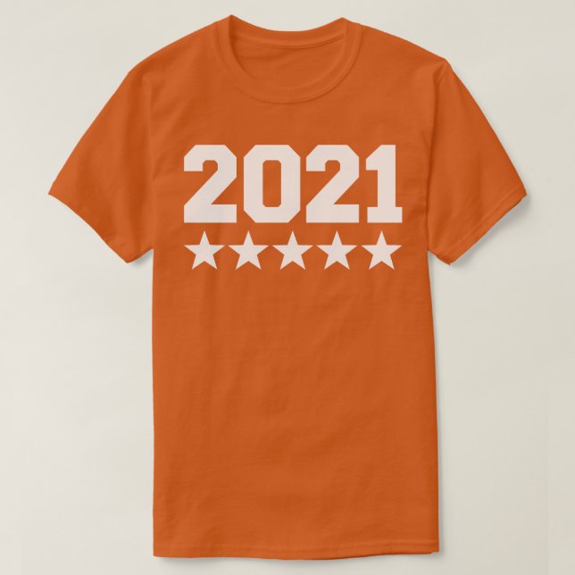 T-shirt 2021 étoiles (Design devant)