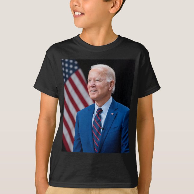 T-shirt 2021 Joe Biden Président américain Portrait (Devant)