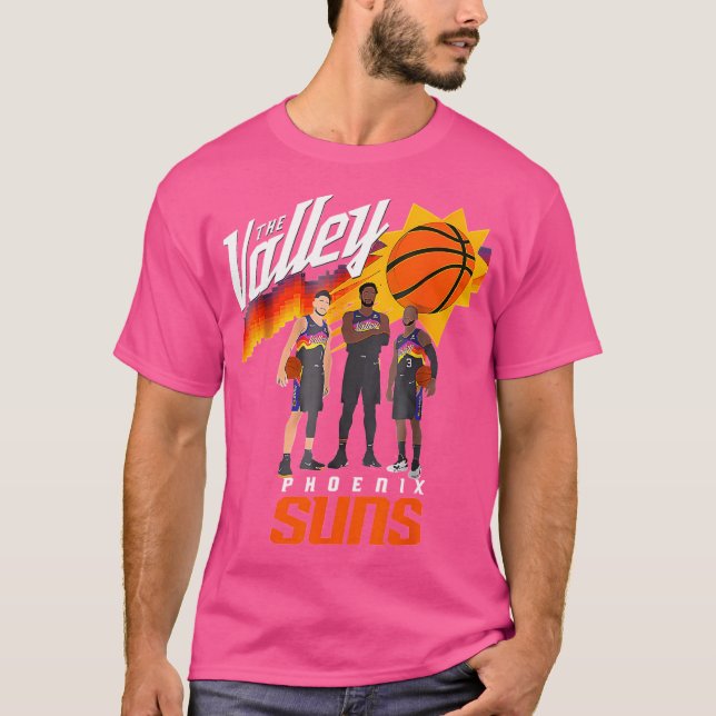 T-shirt 2021 P.Hoenixs Suns Playoffs Rally The Valley-Mens (Devant)
