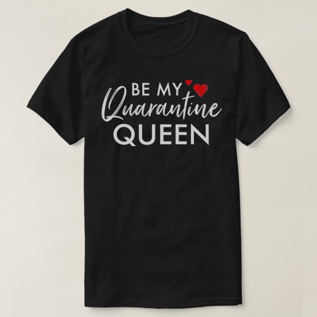 T-shirt 2021 Valentines Jour Correspondant Couples Quarant (Design devant)