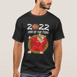 T-shirt 2022 Année De La Décoration Tigre Joyeux Chinois N