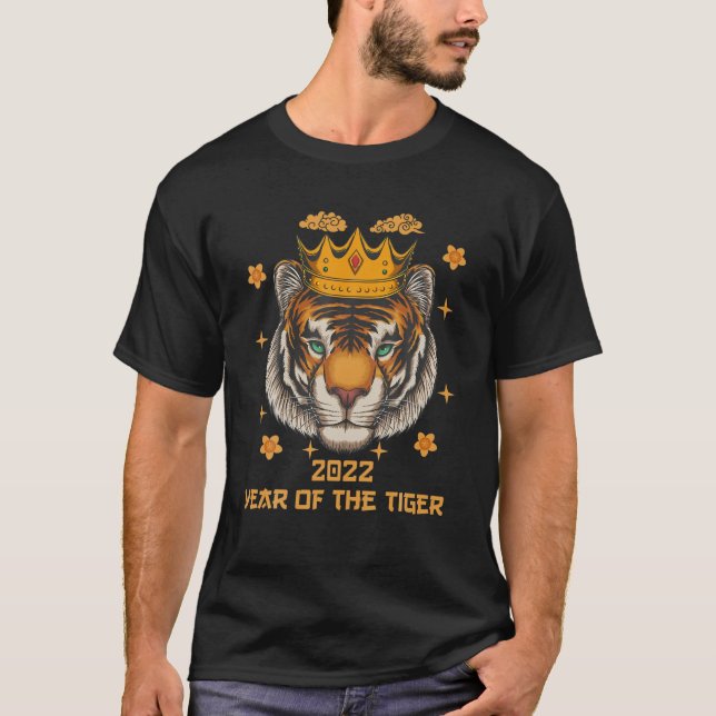 T-shirt 2022 Année De Tigre Bonne Année Chinoise Vietname (Devant)