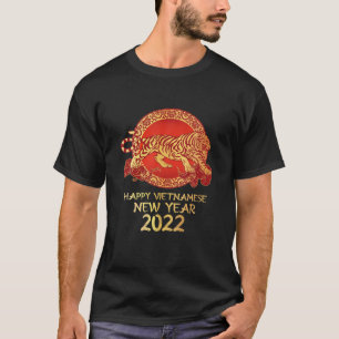 T-shirt 2022 Année Du Tigre Vietnamien Zodiac Ying Yang
