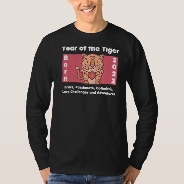 T-shirt 2022 Anniversaire du Tigre (Devant)