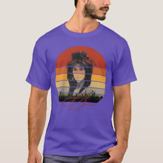 T-shirt 2022 Couleur Rétro Uni Coucher de Soleil VintageCh