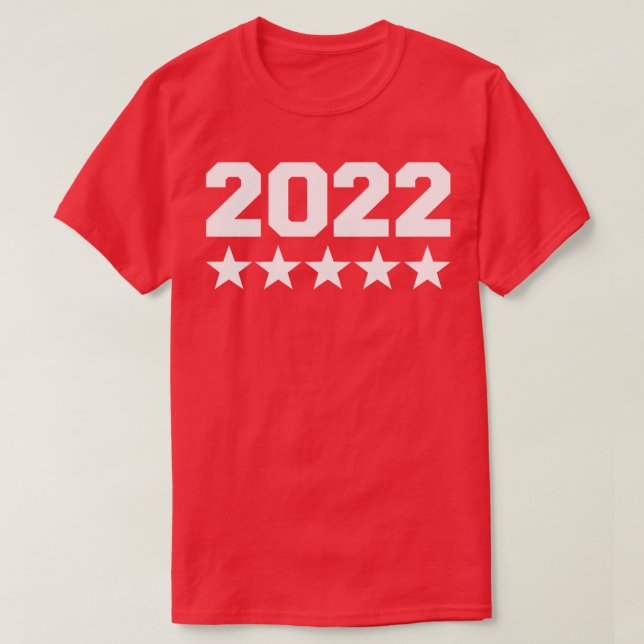 T-shirt 2022 étoiles (Design devant)