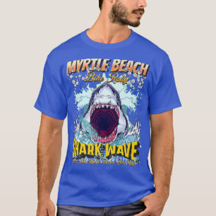T-SHIRT 2022 FALL MYRTLE BEACH BIKE RALLY SHARK WAVE ART O