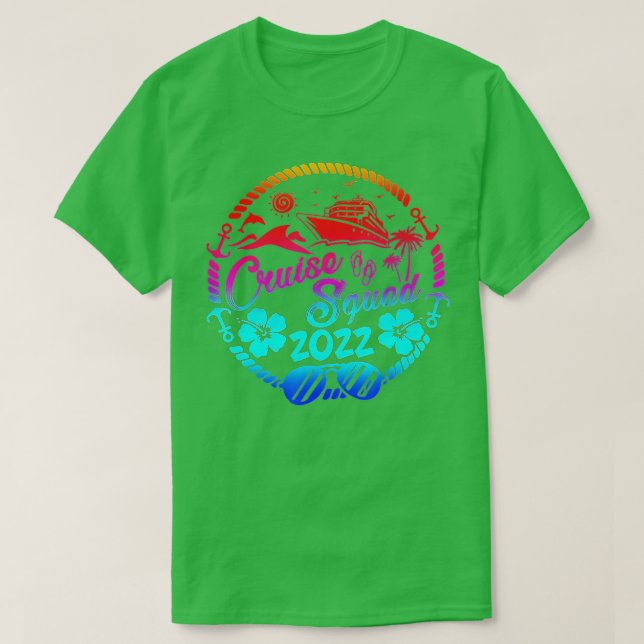 T-shirt 2022 Family Cruise Hommes Femmes Garçons Filles Vo (Design devant)