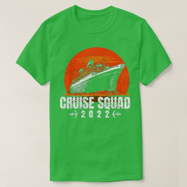 T-shirt 2022 Family Cruise Hommes Femmes Garçons Filles Vo (Design devant)
