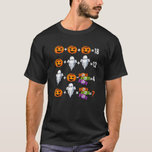 T-shirt 2022 Halloween Quiz sur l'ordre des opérations Mat