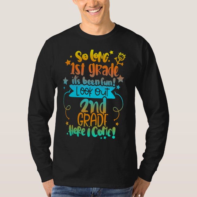 T-shirt 2022 Kids Tie Dye So Long 1st Gradegraduation 2e (Devant)