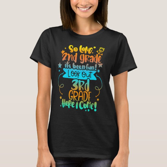 T-shirt 2022 Kids Tie Dye So Long 2e Gradegraduation 3e (Devant)