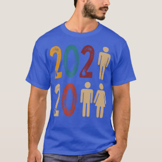 T-shirt 2022 M. Mme Epouse Marry Mariage Hubby Mat