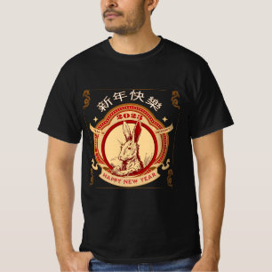 T-shirt 2023 Année Du Lapin Chinois Année 2023 Zodiac L