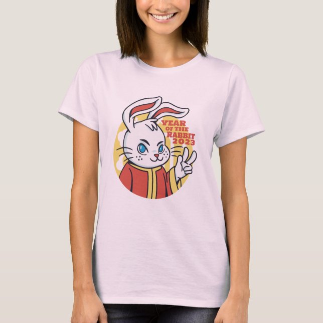 T-shirt 2023 Année si le lapin (Devant)
