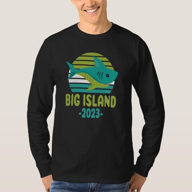 T-shirt 2023 Big Island Shark (Devant)