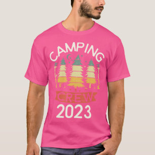 T-shirt 2023 Camping Crew Famille Camping Trip Corresponda