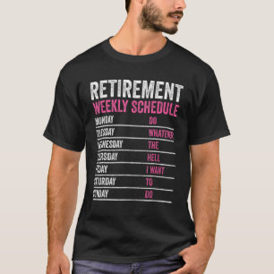 T-shirt 2023 Chemises À La Retraite Pour Femmes, Retraite