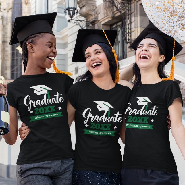 T-shirt 2023 diplômé personnalisé nom de famille correspon (Créateur téléchargé)