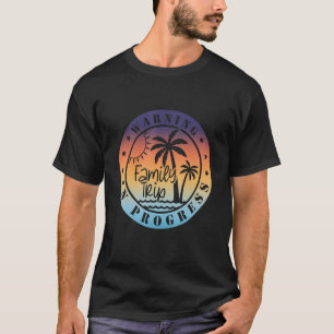 T-shirt 2023 Drôle Matching Avertissement Réunion Famille