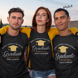T-shirt 2023 Graduation Personnalisée Classe secondaire
