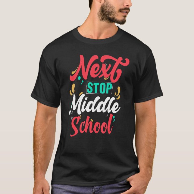 T-shirt 2023 Junior Middle School Funny elementary School  (Devant)