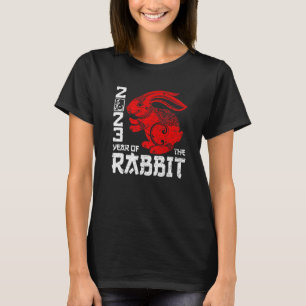 T-shirt 2023 Nouvel An chinois du lapin Zodiac H