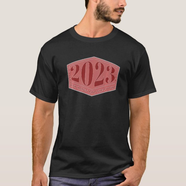 T-shirt 2023 Perspectives Positives Futures Pour 2023 Semb (Devant)