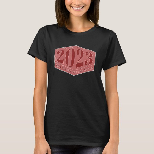 T-shirt 2023 Perspectives Positives Futures Pour 2023 Semb (Devant)
