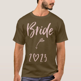 T-shirt 2023 Wedding Bride Heart 