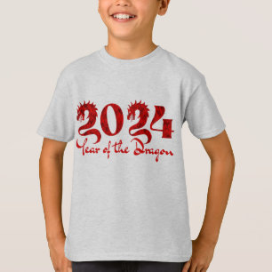 T-SHIRT 2024 ANNÉE DU DRAGON ROUGE