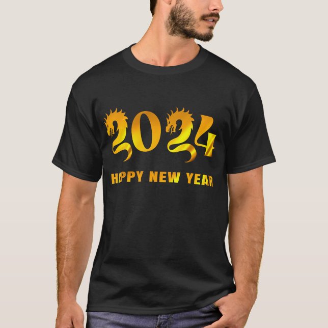T-SHIRT 2024 BONNE ANNÉE (Devant)
