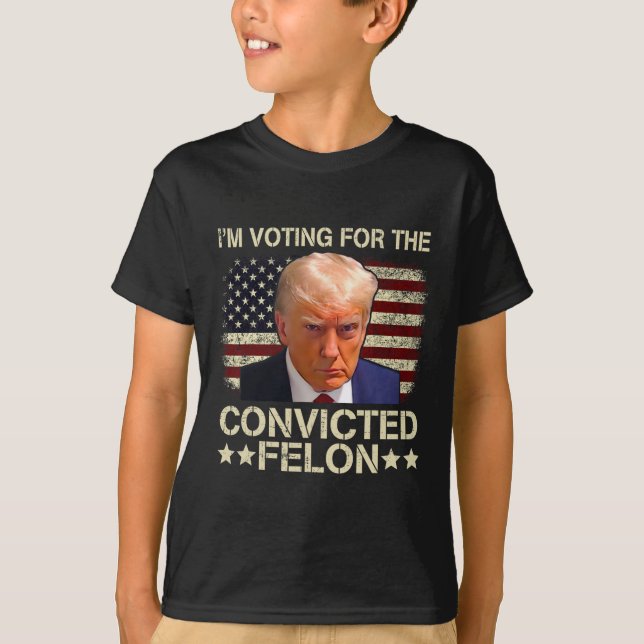 T-shirt 2024 Condamné Felon (Devant)