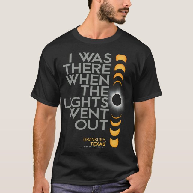 T-shirt 2024 Éclipse solaire 2024 040824 Eclipse (Devant)