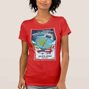 T-shirt 2024 Éclipse solaire totale New York