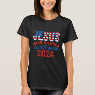 T-shirt 2024 Faire à l'Amérique croire à nouveau 4 juillet