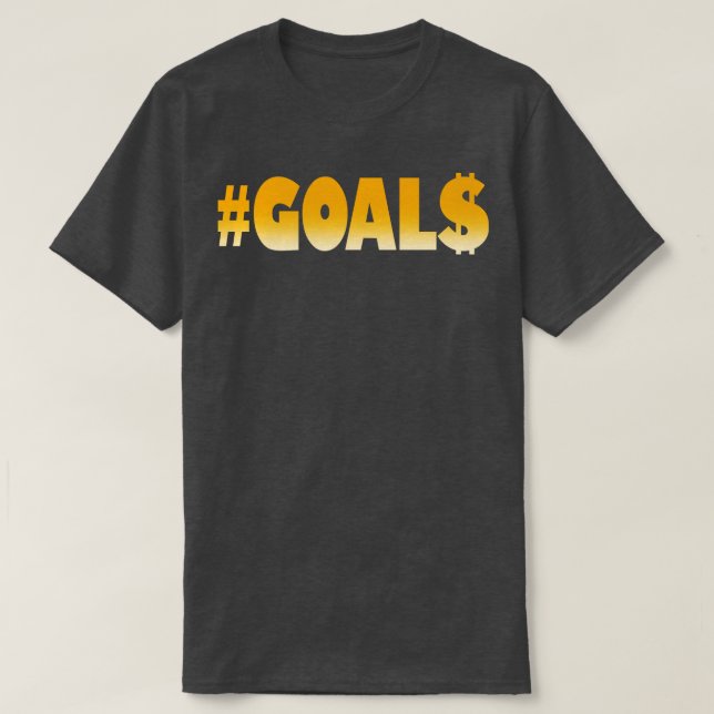 T-shirt 2024 Objectifs du Nouvel An Objectifs de l'argent  (Design devant)